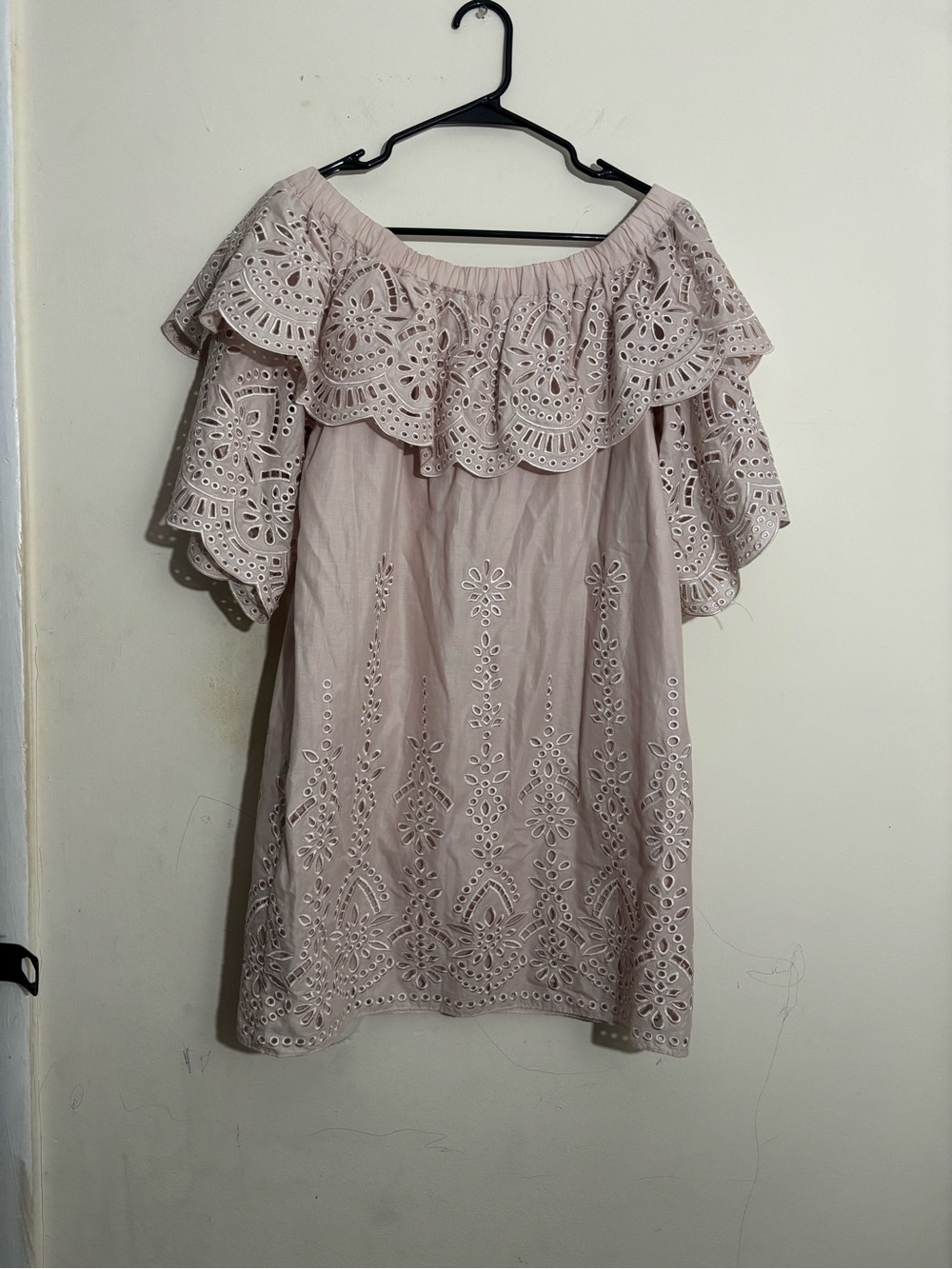 Parker Dress Women Small
BlushFlounced Eyelet Lined Cathy - Picture 5 of 12